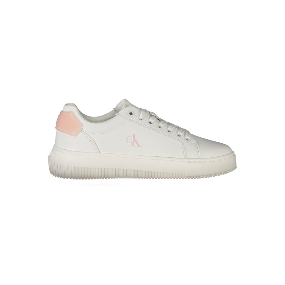 Calvin Klein White Polyurethane Women Sneaker Calvin Klein