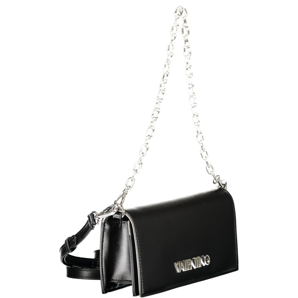 Mario Valentino Black Polyurethane Women Handbag Mario Valentino