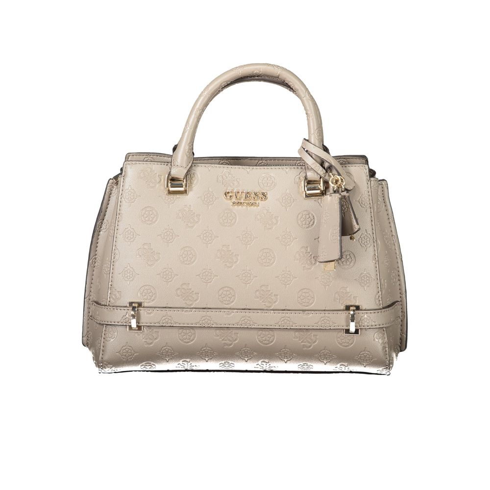 Guess Jeans Beige Polyethylene Women Handbag Guess Jeans