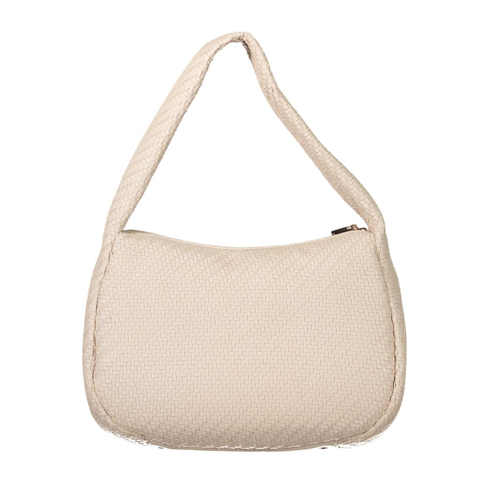 Guess Jeans Rosa polyurethane women’s handbag with stylish design and top handles, perfect for everyday use.