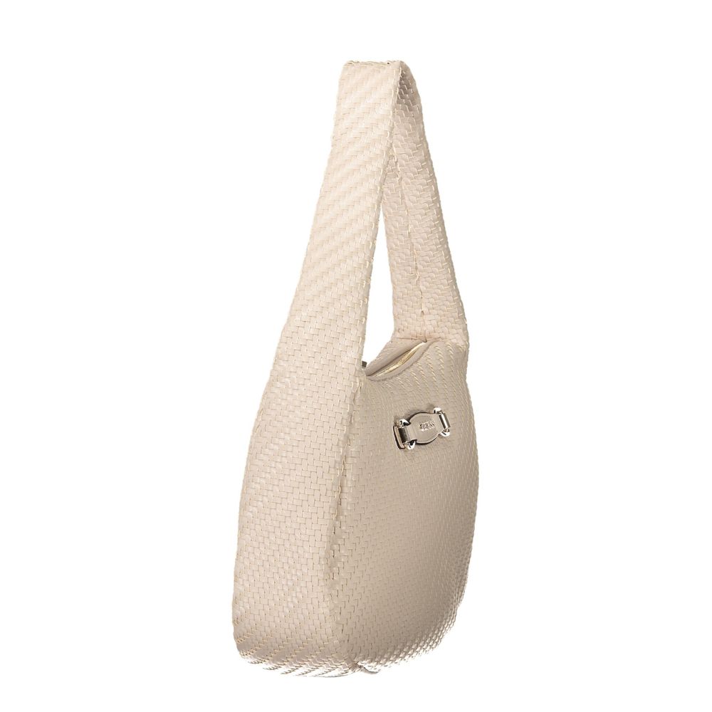 Guess Jeans Rosa women's handbag made of polyurethane, featuring a stylish design and top handle for versatile carry.