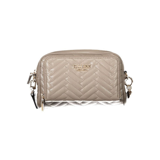 Guess Jeans Marrone Poliuretano Women Shoulder Bag Guess Jeans