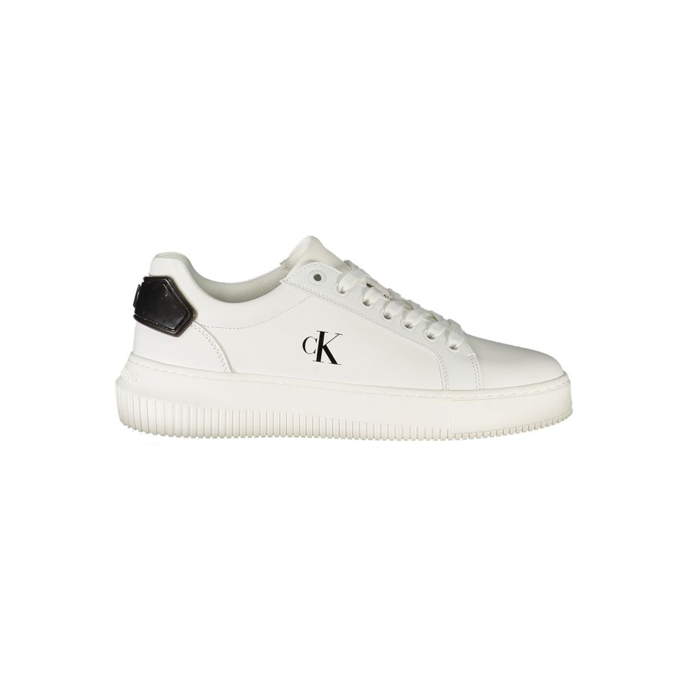 Calvin Klein Bianco Polyurethane Women Sneaker Calvin Klein