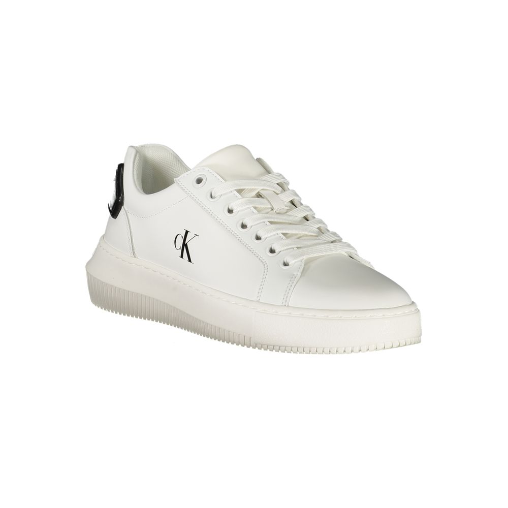 Calvin Klein Bianco Polyurethane Women Sneaker Calvin Klein