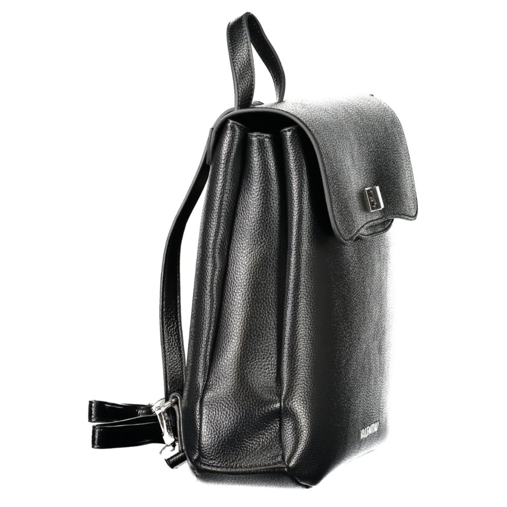 Mario Valentino Black Polyethylene Women Backpack Mario Valentino