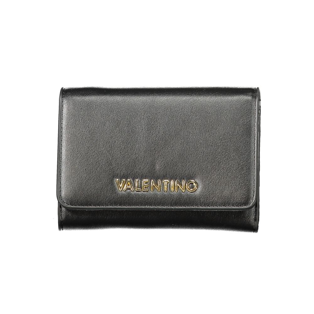 Mario Valentino Nero Polyurethane Woman Wallet Mario Valentino