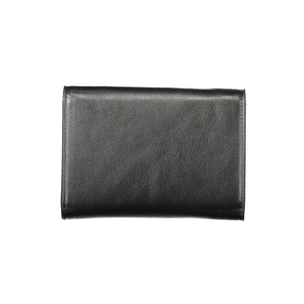 Mario Valentino Nero Polyurethane Woman Wallet Mario Valentino