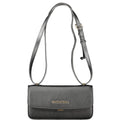 Mario Valentino Nero polyurethane women's bag with sleek design and top zipper closure, stylish accessory for everyday use.