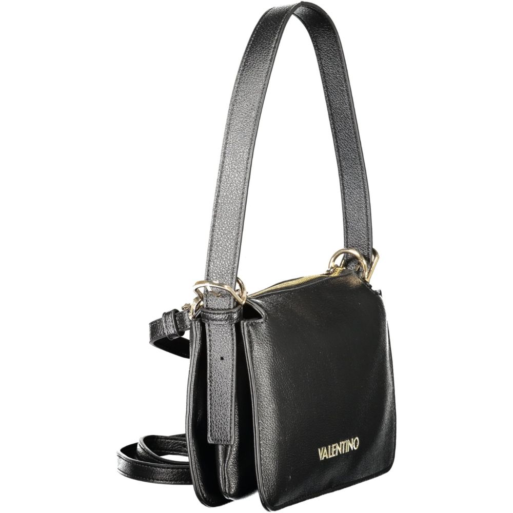 Mario Valentino Black Polyurethane Women Handbag Mario Valentino