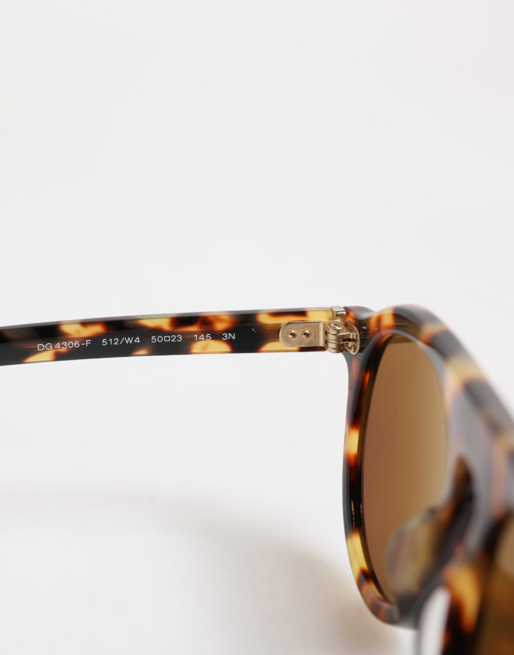 Dolce & Gabbana Brown Acetate Round Leopard Print Eyewear Sunglasses - Eljoys Fashion 