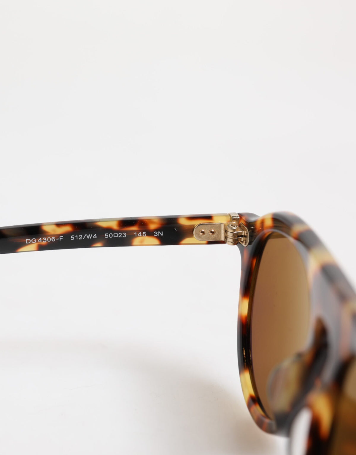 Dolce & Gabbana Brown Acetate Round Leopard Print Eyewear Sunglasses - Eljoys Fashion 