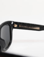 Dolce & Gabbana Black Leather Frame DG4177 Tinted Lens Sunglasses - Eljoys Fashion 