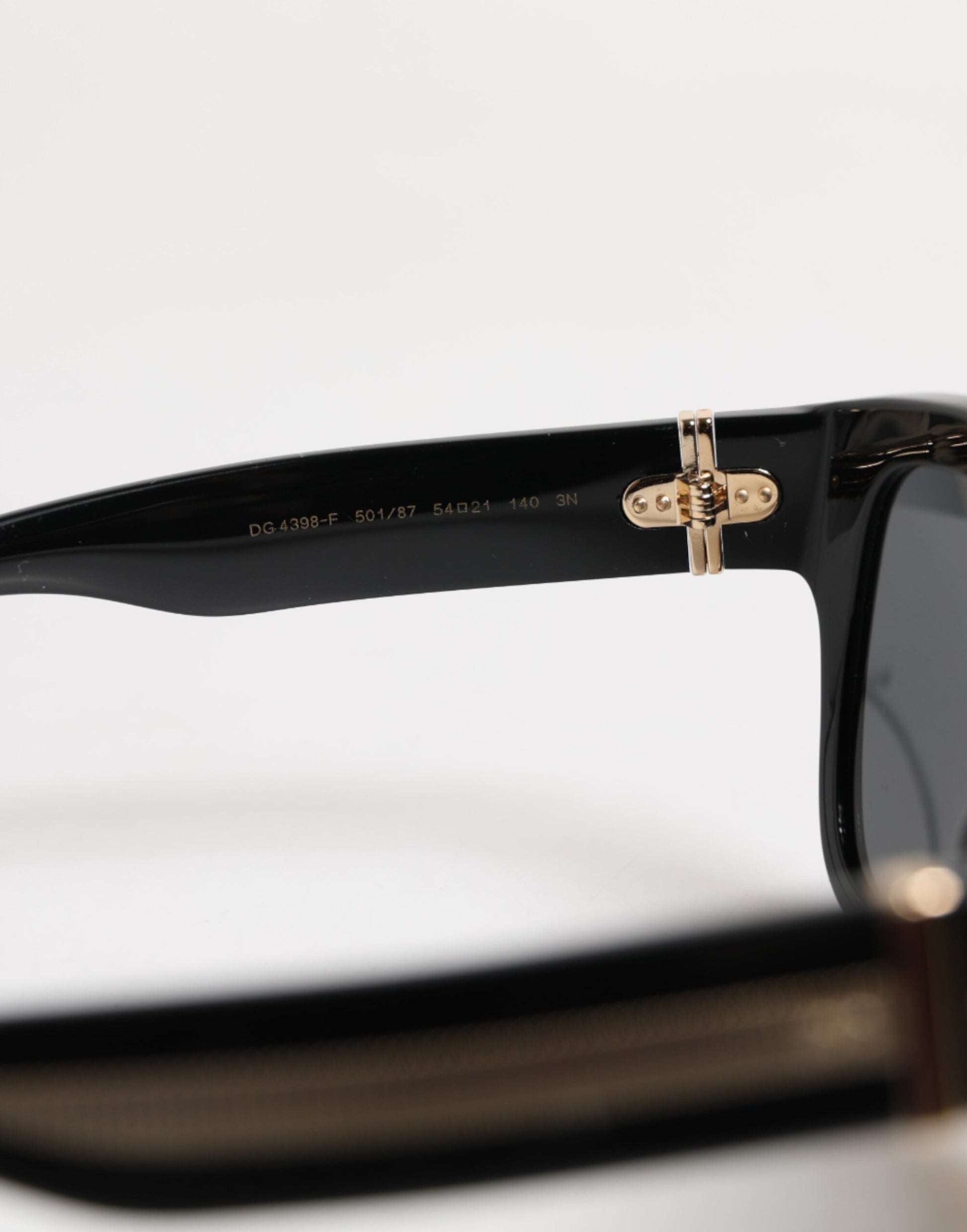 Dolce & Gabbana Black Square Acetate Frame DG4398-F Eyewear Sunglasses Dolce & Gabbana