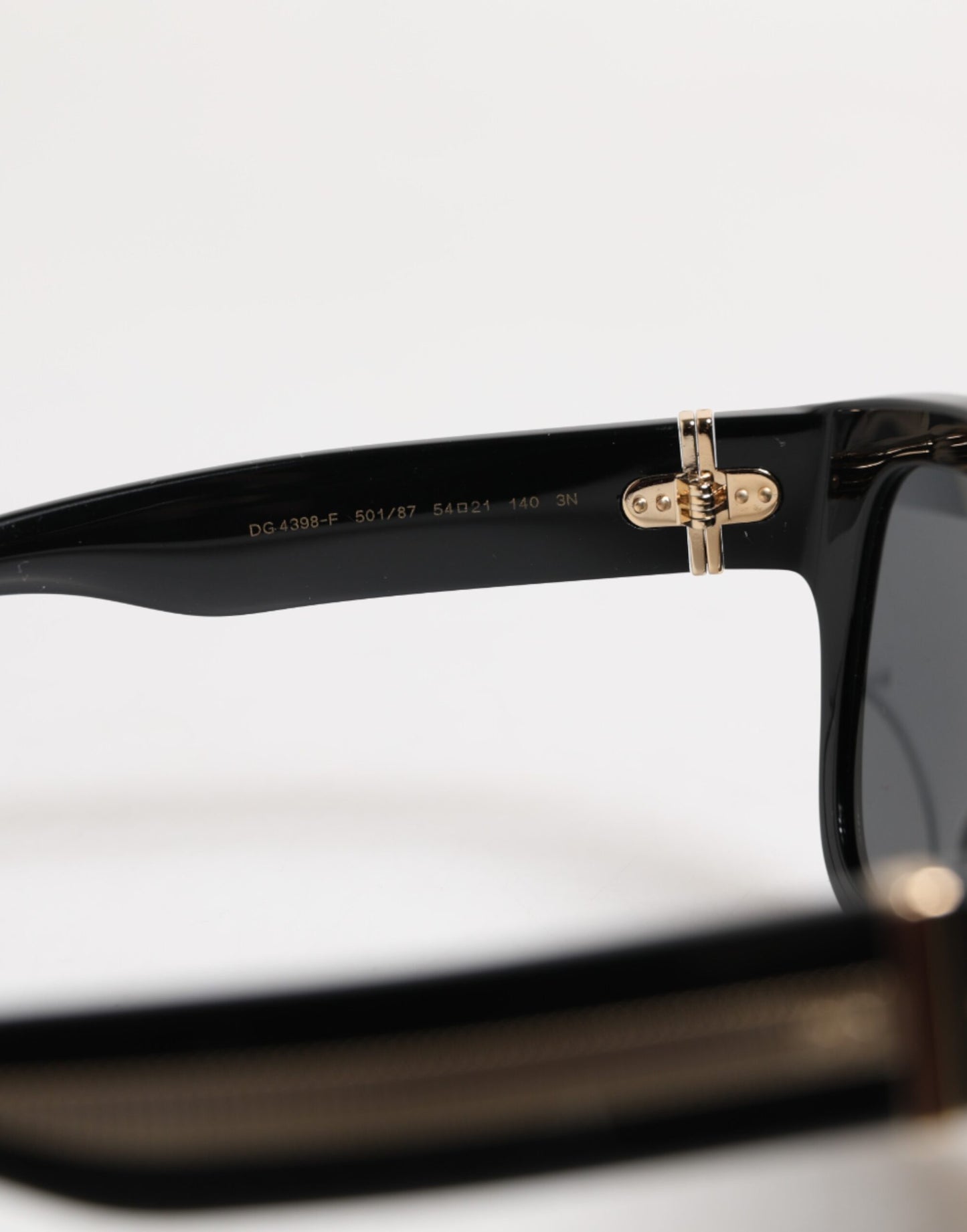 Dolce & Gabbana Black Square Acetate Frame DG4398-F Eyewear Sunglasses Dolce & Gabbana