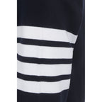 Thom Browne Blue Cotton Sweatshirt