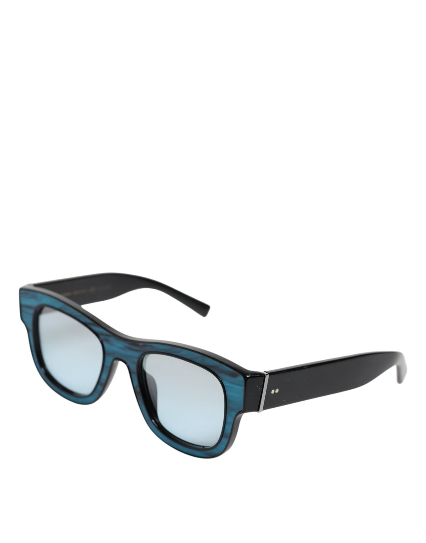 Dolce & Gabbana Blue Black Marbled Metal DG2215K Eyewear Sunglasses Dolce & Gabbana
