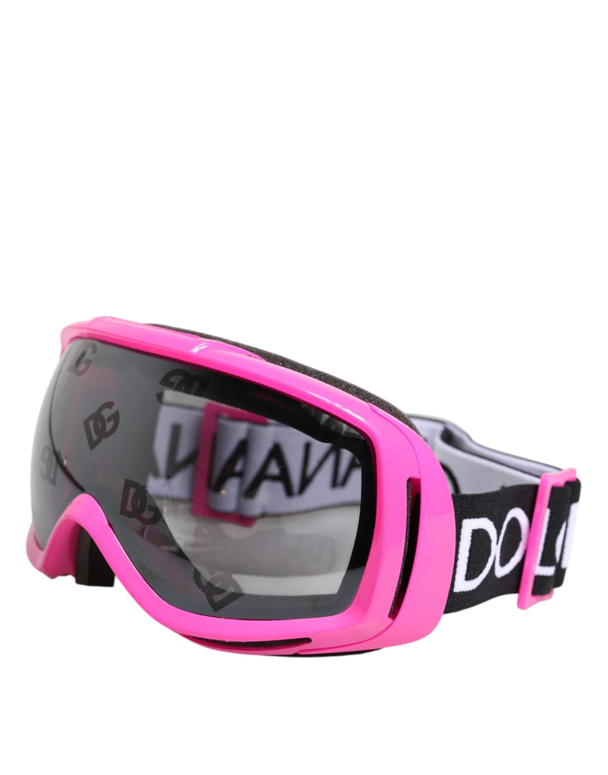 Dolce & Gabbana Fuchsia Pink Logo Ski Goggles DG6182 Mask Sunglasses