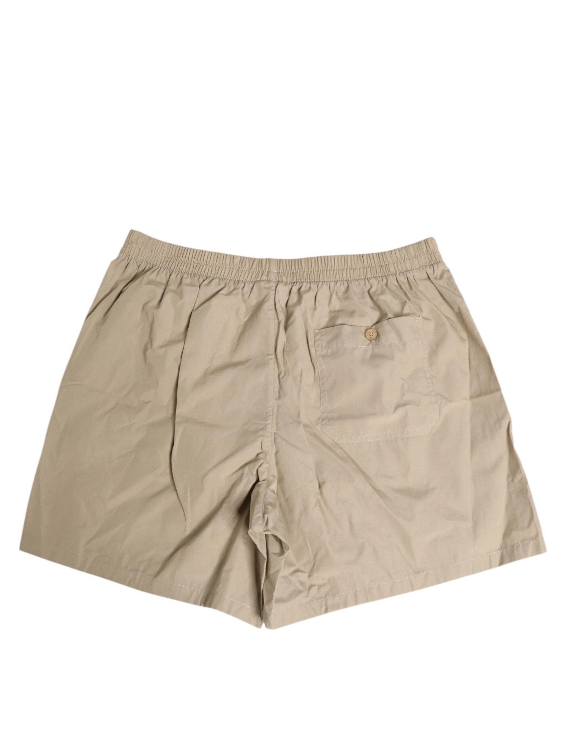 Dolce & Gabbana Beige Cotton Regular Boxer Shorts Underwear Dolce & Gabbana