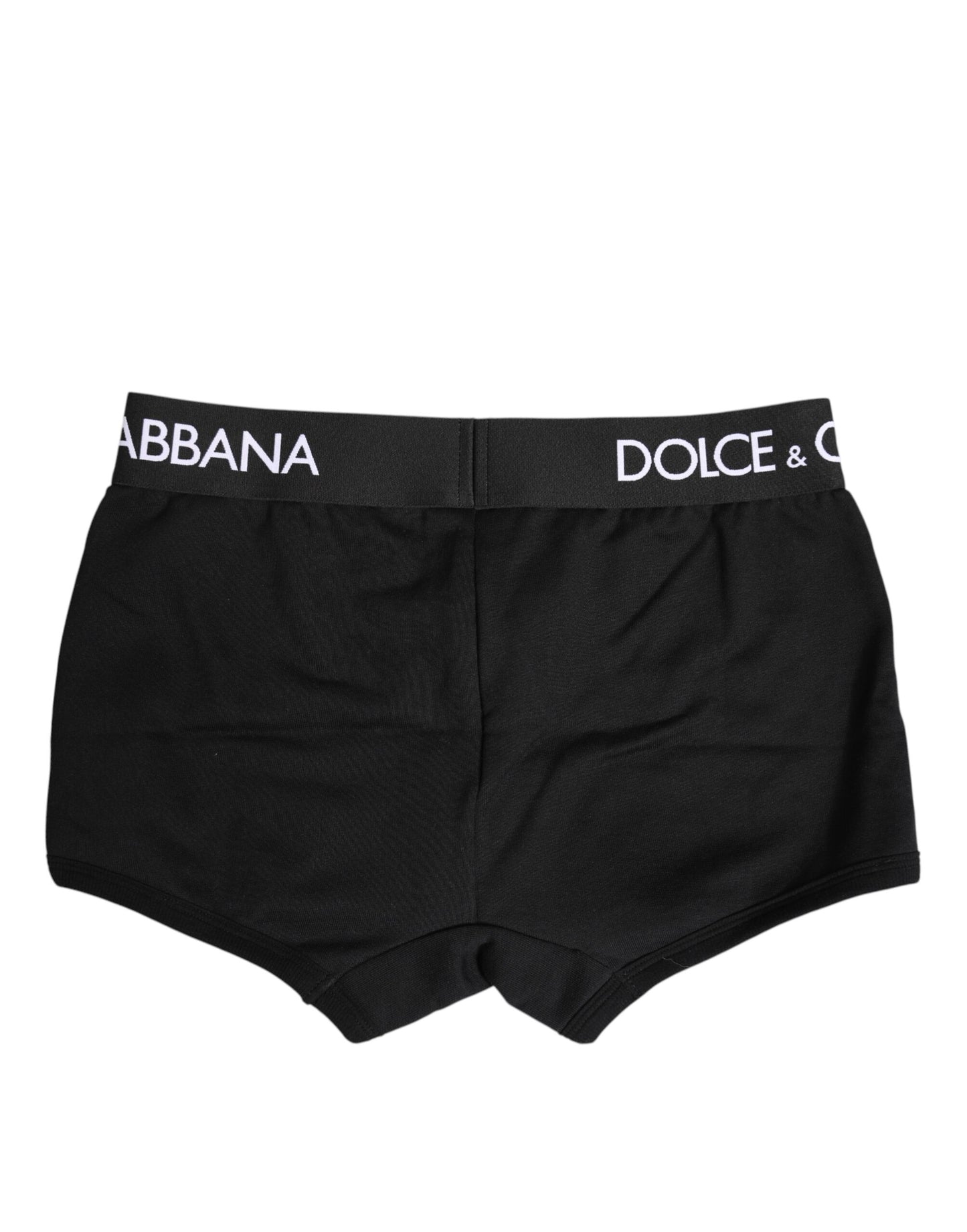 Dolce & Gabbana Black Cotton Stretch Regular Boxer Underwear Dolce & Gabbana