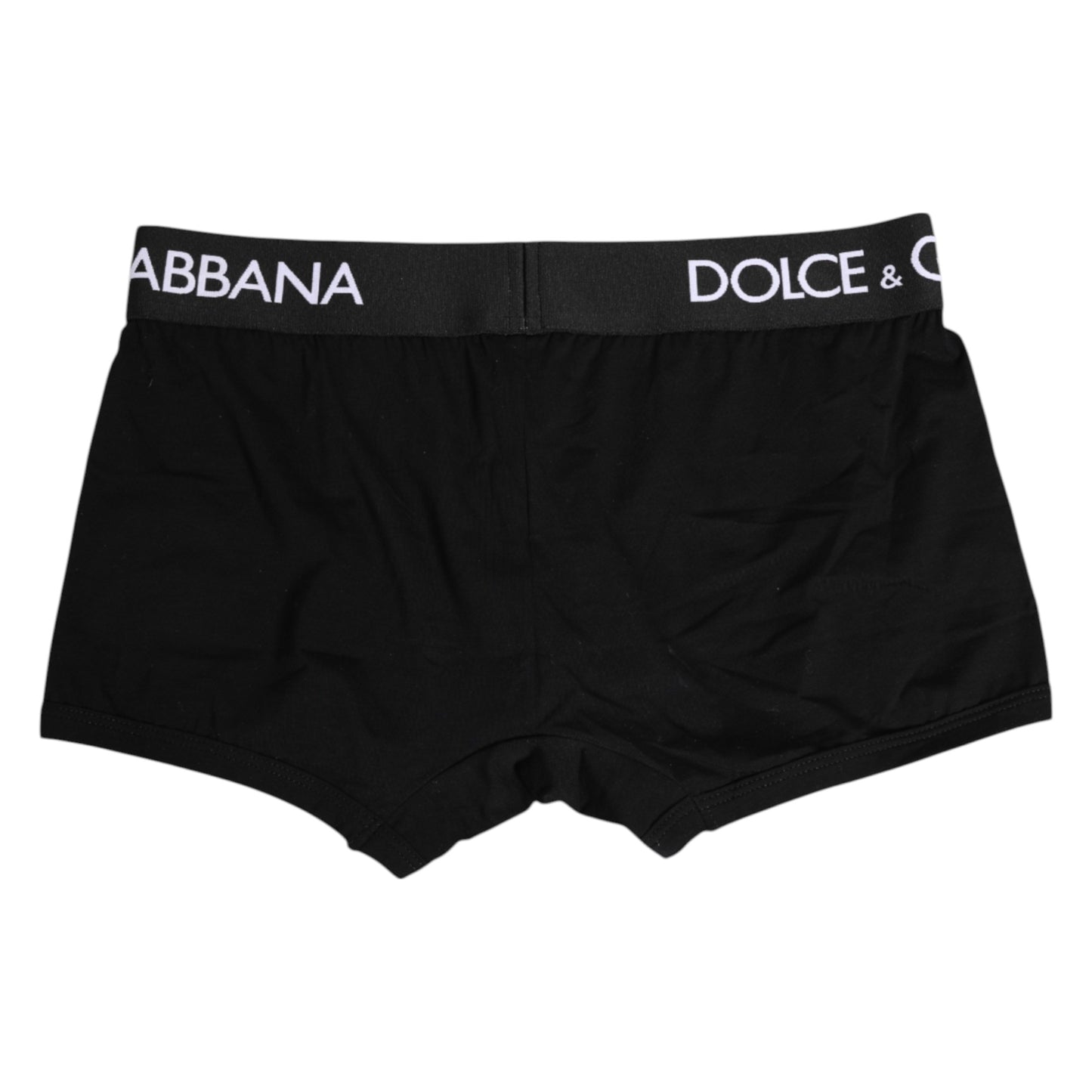 Dolce & Gabbana Black Cotton Stretch Regular Boxer Underwear Dolce & Gabbana