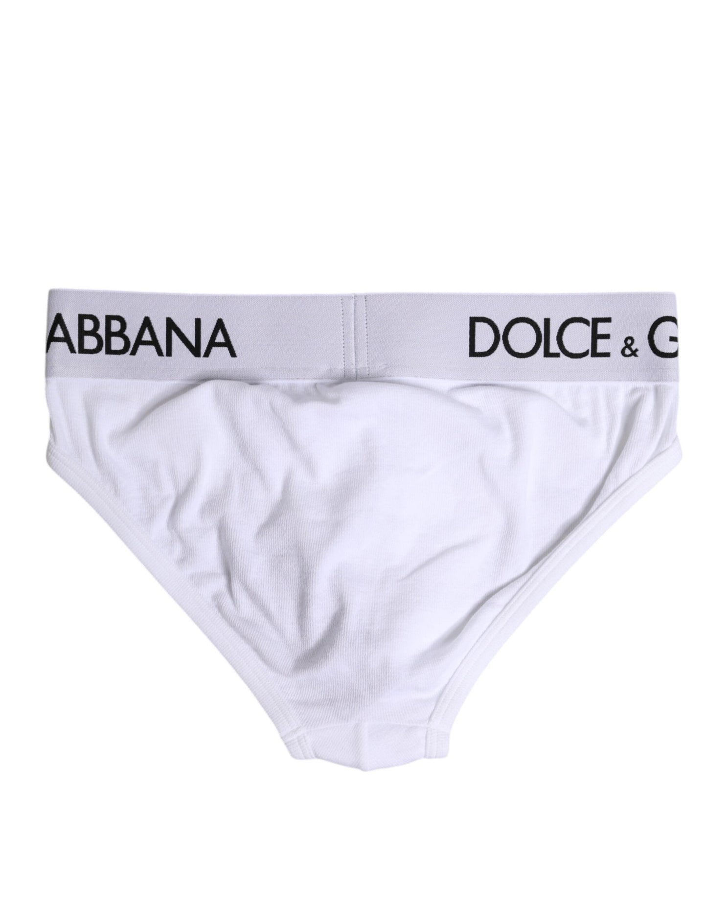 Dolce & Gabbana White Cotton Stretch Regular Brief Underwear Dolce & Gabbana