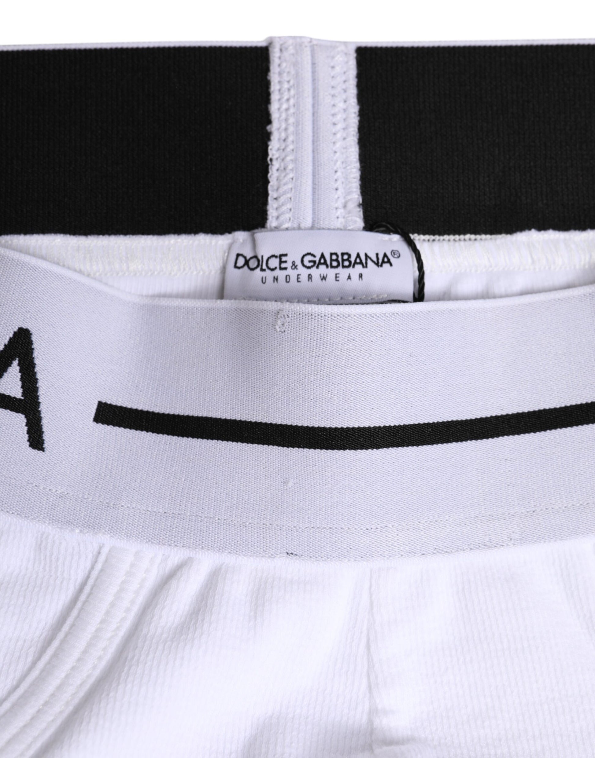 Dolce & Gabbana White Cotton Stretch Regular Brief Underwear Dolce & Gabbana