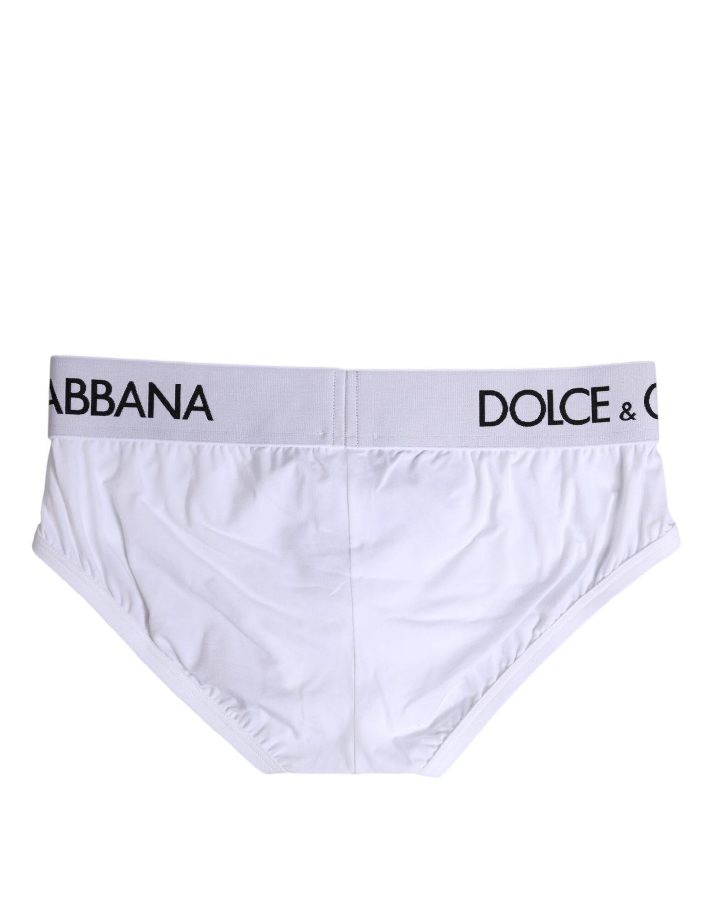 Dolce & Gabbana White Cotton Stretch Regular Brief Underwear Dolce & Gabbana