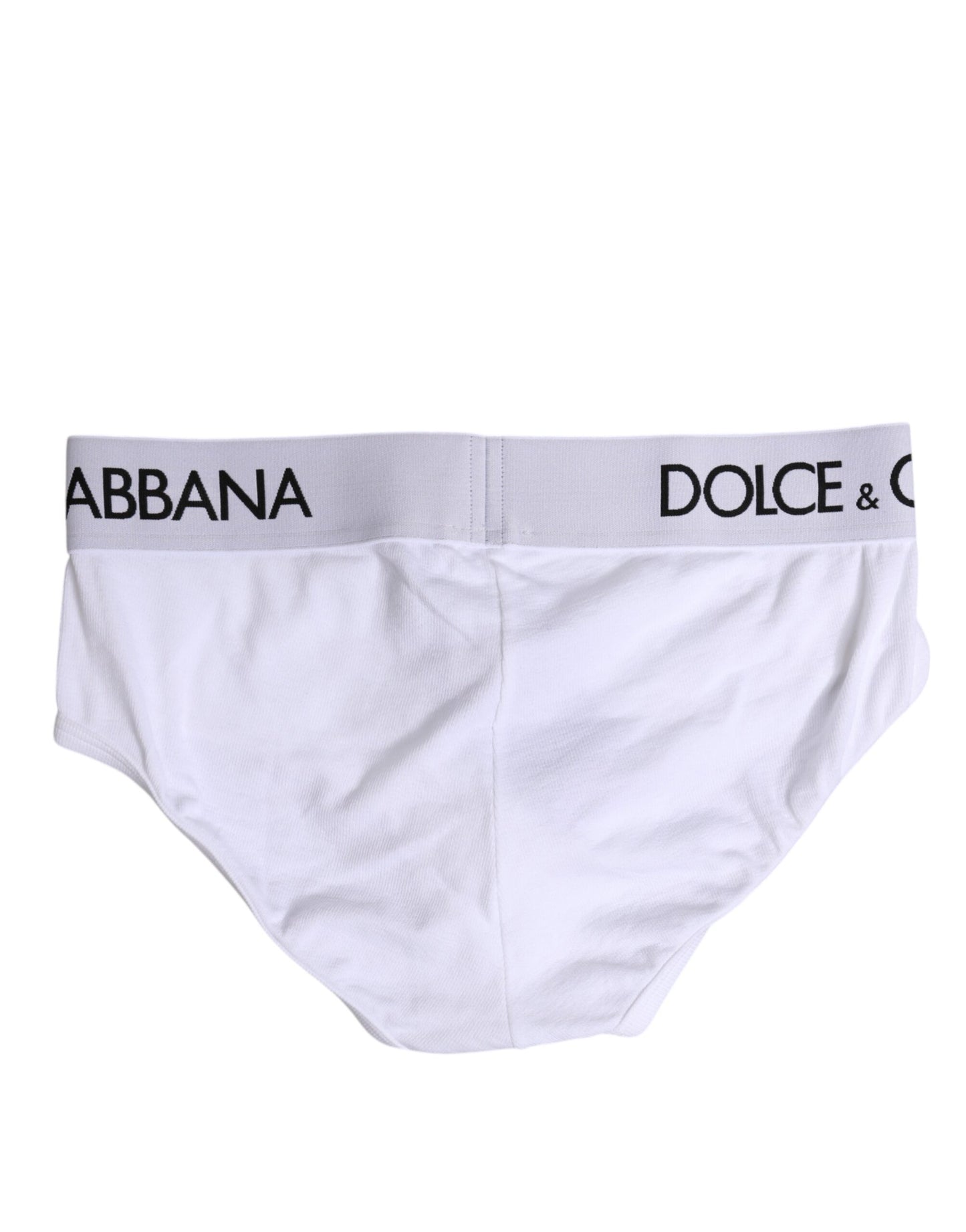 Dolce & Gabbana White Cotton Stretch Regular Brief Underwear Dolce & Gabbana