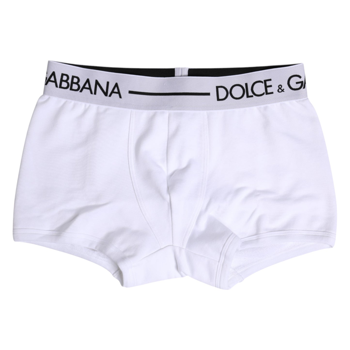 Dolce & Gabbana White Cotton Stretch Regular Boxer Underwear Dolce & Gabbana