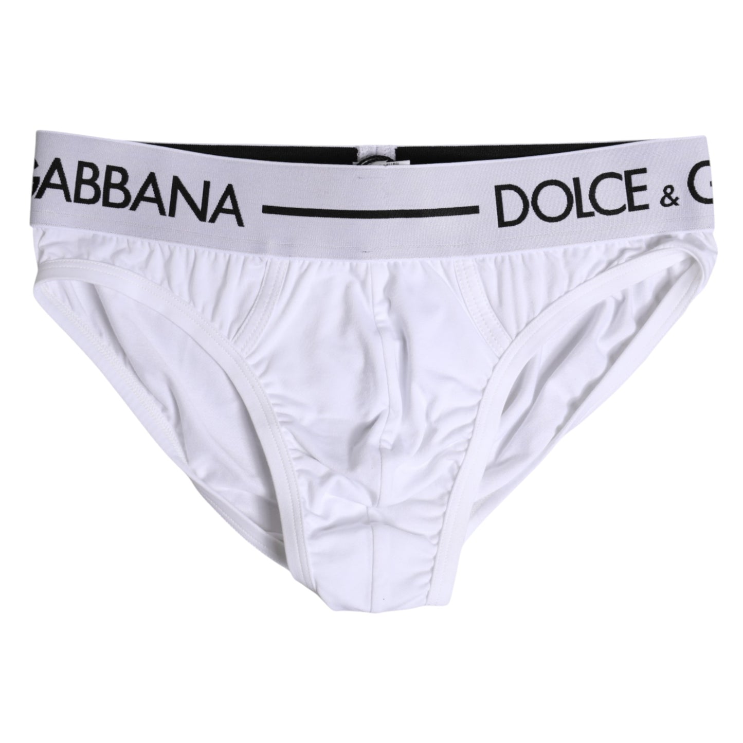Dolce & Gabbana White Cotton Stretch Regular Brief Underwear Dolce & Gabbana