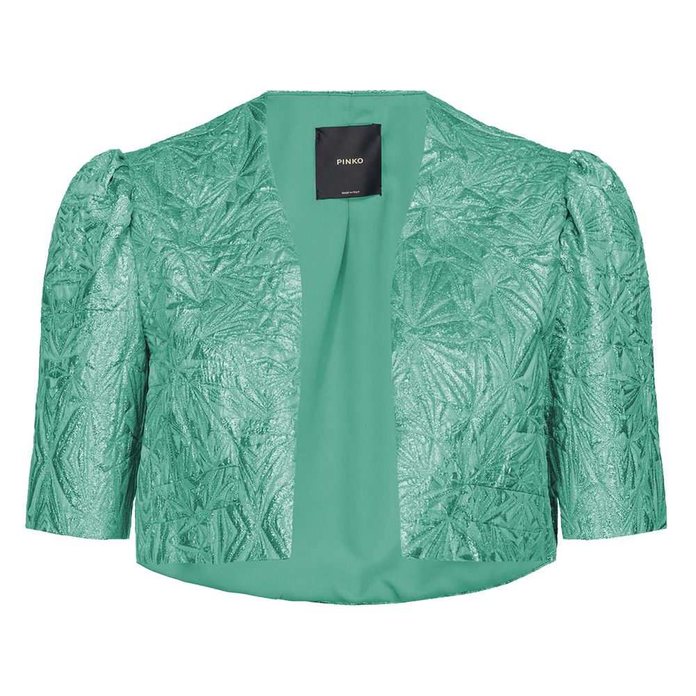 PINKO Green Polyester Women Shrug PINKO
