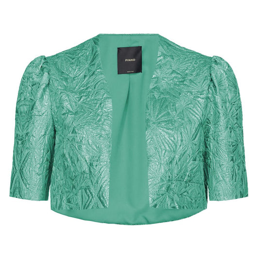PINKO Green Polyester Women Shrug PINKO