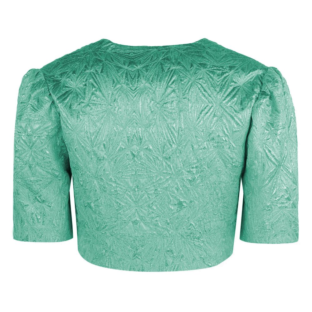 PINKO Green Polyester Women Shrug PINKO