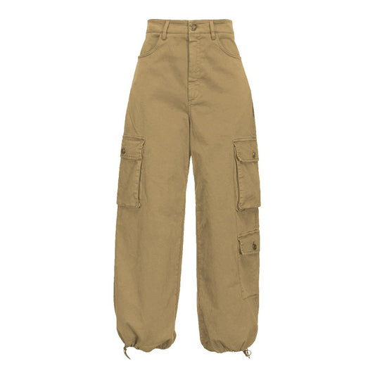 PINKO Beige Cotton Jeans & Pant PINKO