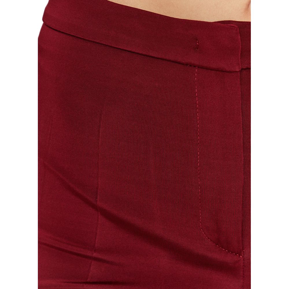 PINKO Red Viscose Jeans & Pant PINKO