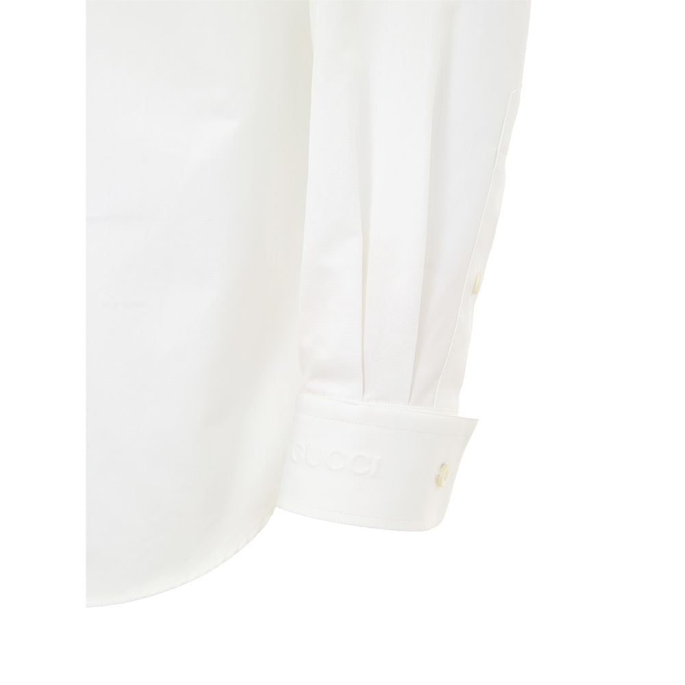 Gucci White Cotton Shirt Gucci