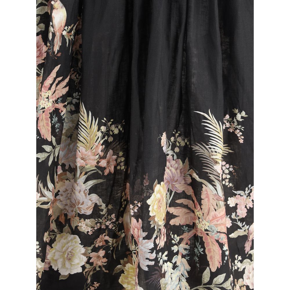 Zimmermann Tallow Midi Dress Zimmermann