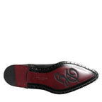 Dolce & Gabbana Black Leather Lace Up Dress Men Derby Shoes