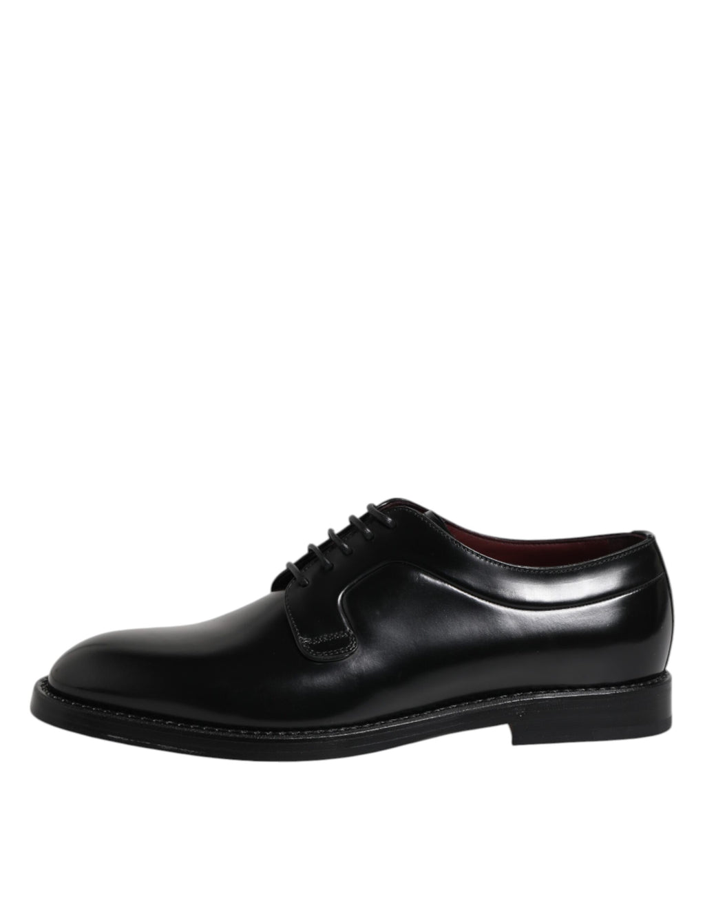 Dolce & Gabbana Black Calf Leather Lace Up Dress Derby Shoes Dolce & Gabbana