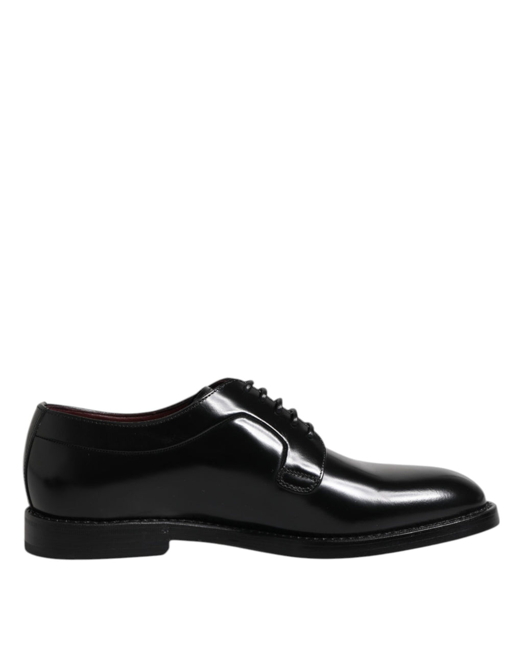 Dolce & Gabbana Black Calf Leather Lace Up Dress Derby Shoes Dolce & Gabbana
