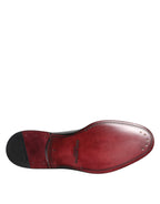 Dolce & Gabbana Black Calf Leather Lace Up Dress Derby Shoes Dolce & Gabbana