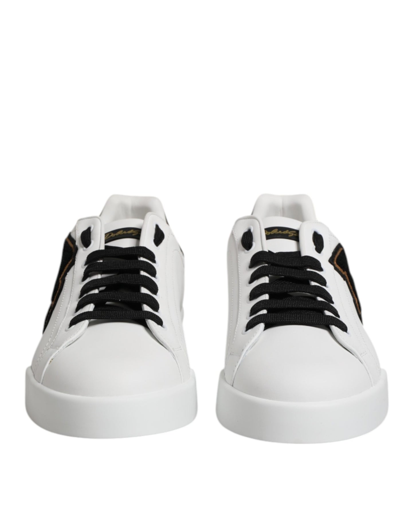 Dolce & Gabbana White DG Logo Portofino Low Top Sneakers Shoes Dolce & Gabbana