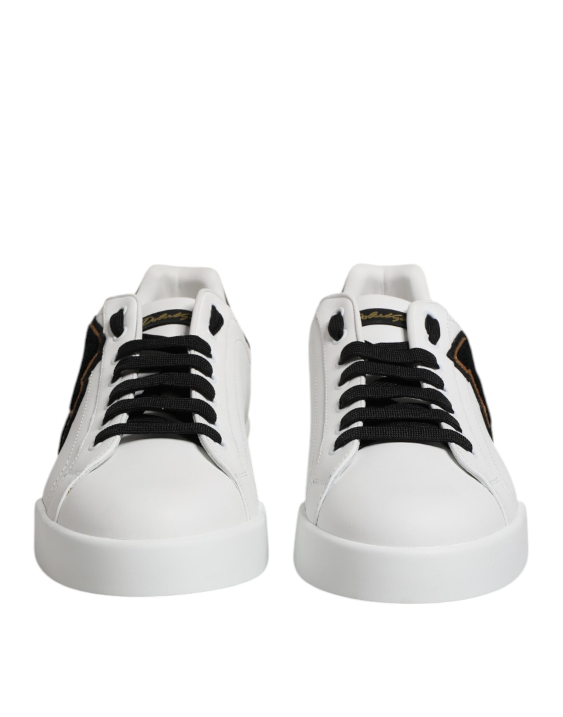 Dolce & Gabbana White DG Logo Portofino Low Top Sneakers Shoes Dolce & Gabbana