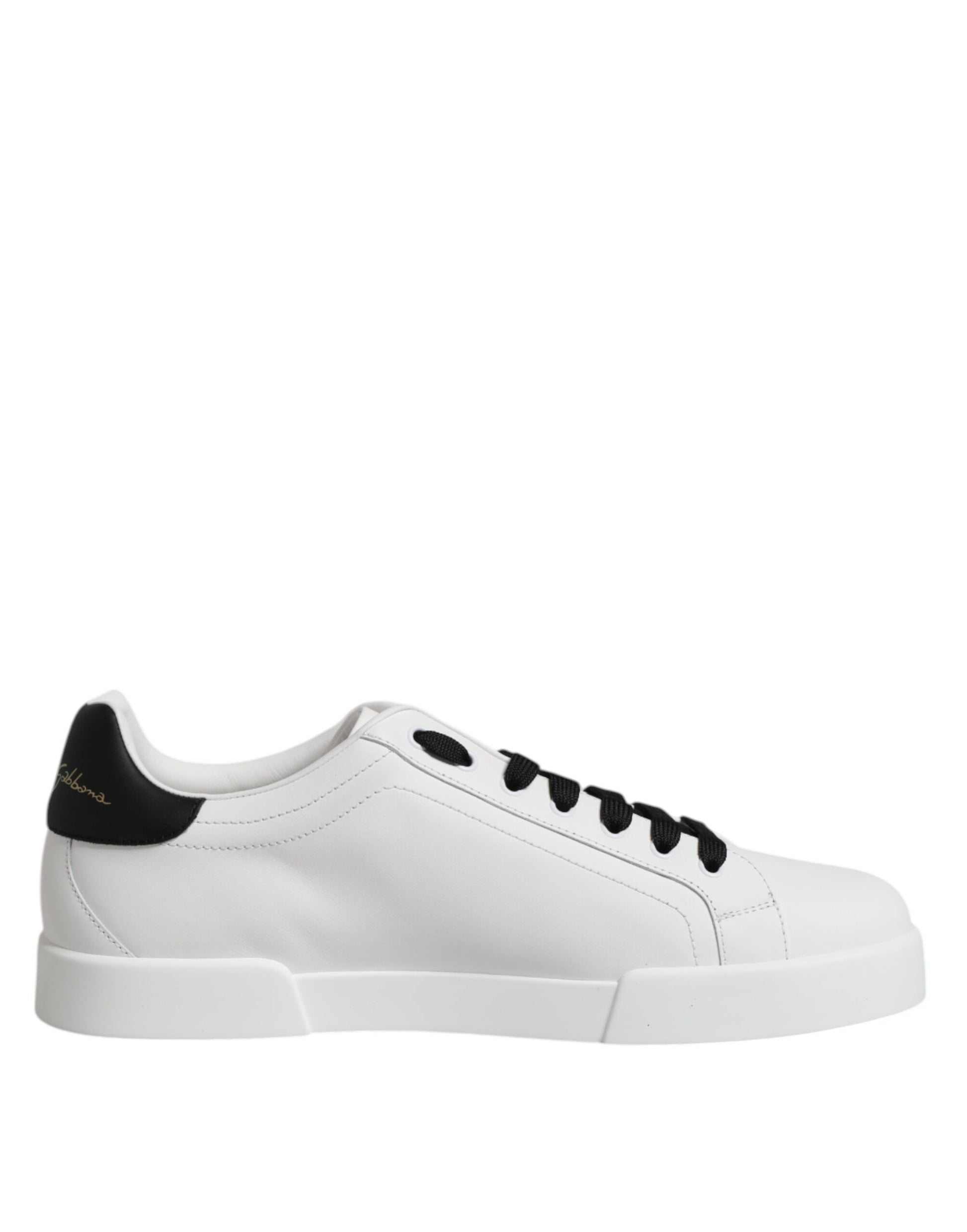 Dolce & Gabbana White DG Logo Portofino Low Top Sneakers Shoes Dolce & Gabbana