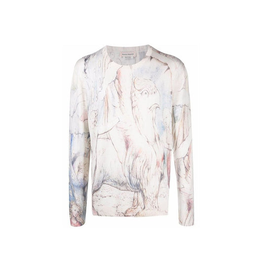 Alexander McQueen William Blake Dante Print Pullover Alexander McQueen