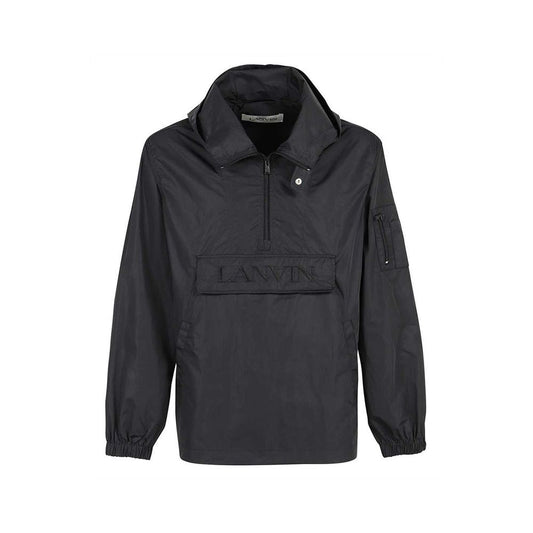 Lanvin Logo Hooded Windbreaker Lanvin