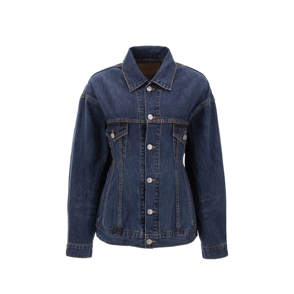 Balenciaga 'Hourglass' Denim Jacket Balenciaga