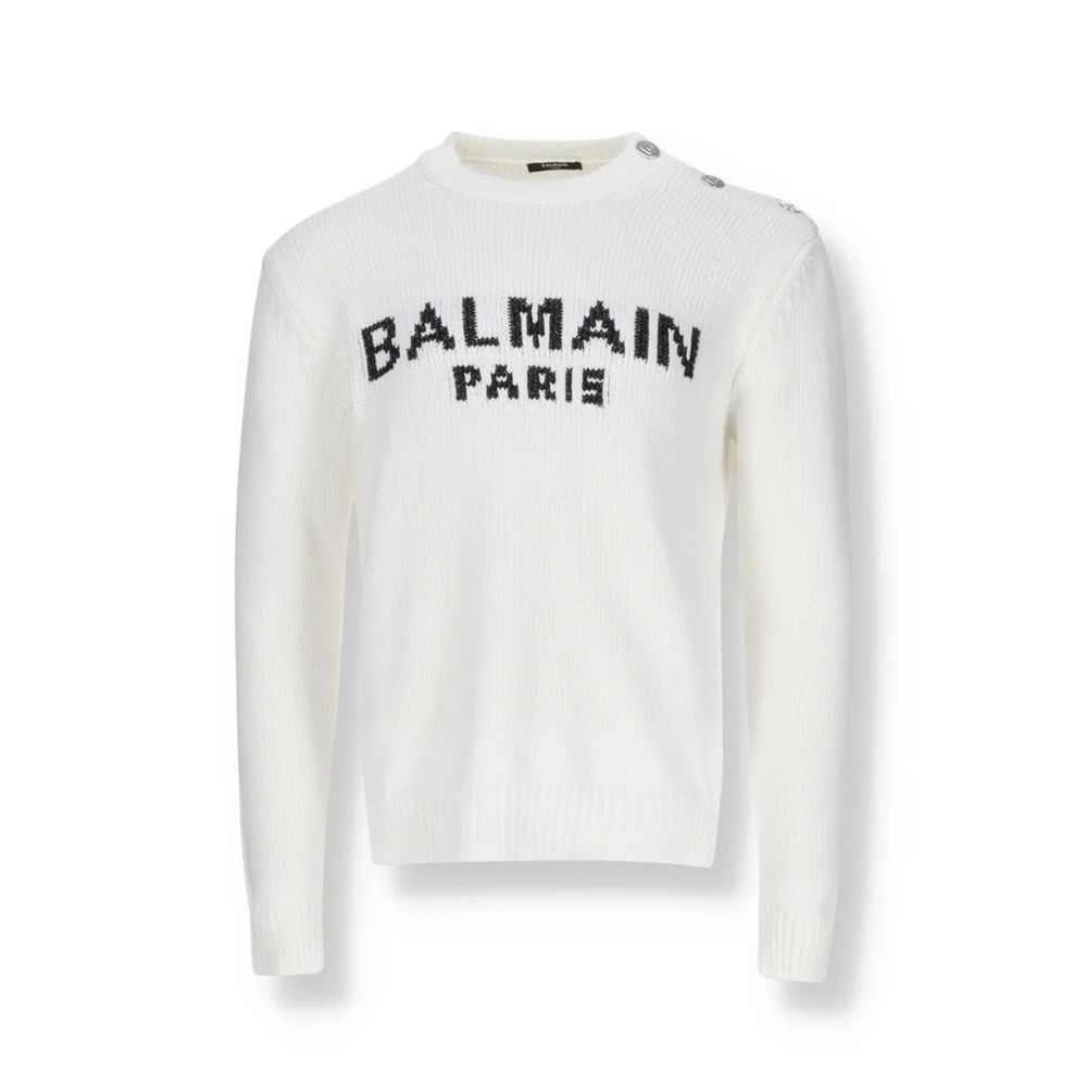 Balmain Cotton Logo Sweater Balmain