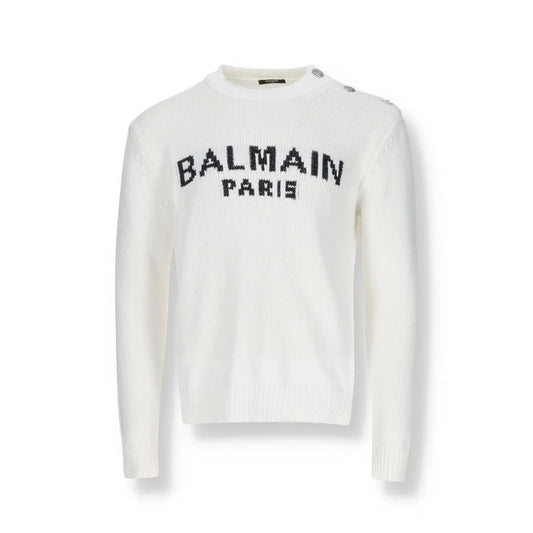 Balmain Cotton Logo Sweater Balmain