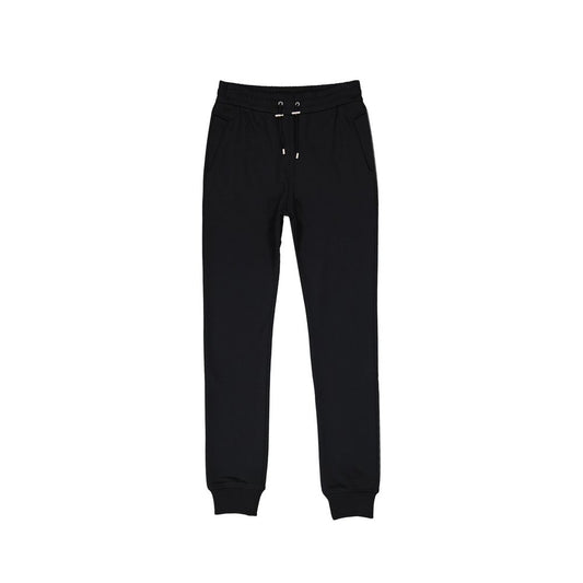 Balmain Black Cotton Joggers Workout Pants